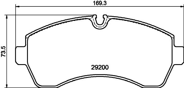 HELLA 8DB 355 043-911 Brake Pad Set, disc brake