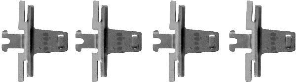 HELLA 8DZ 355 202-151 Accessory Kit, disc brake pad