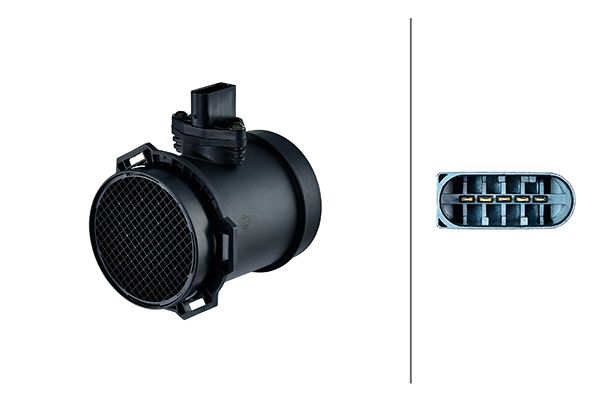 HELLA 8ET 358 095-901 Mass Air Flow Sensor
