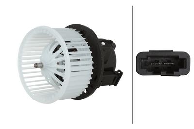 Interior Blower HELLA 8EW 366 400-331