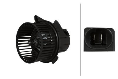 Interior Blower HELLA 8EW 366 400-681