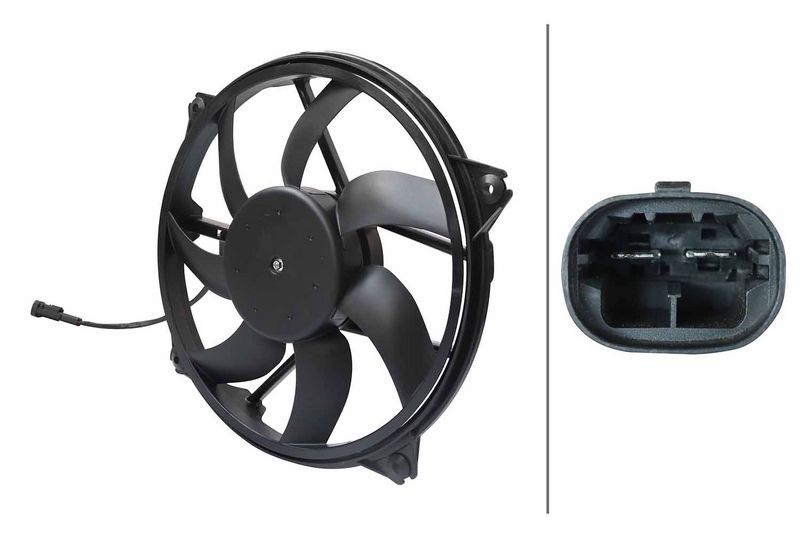 HELLA 8EW 366 420-001 Fan, engine cooling