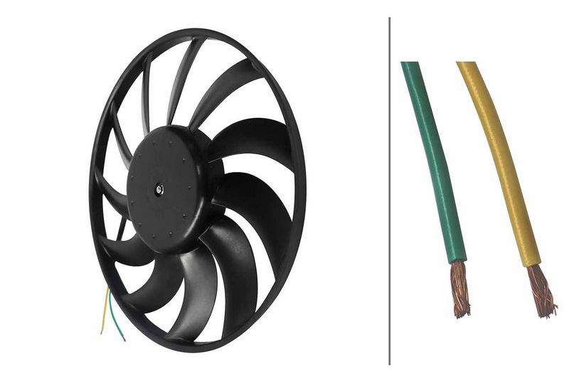 HELLA 8EW 366 420-091 Fan, engine cooling