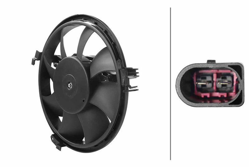 HELLA 8EW 366 420-101 Fan, engine cooling