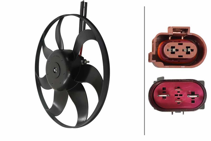 HELLA 8EW 366 420-141 Fan, engine cooling