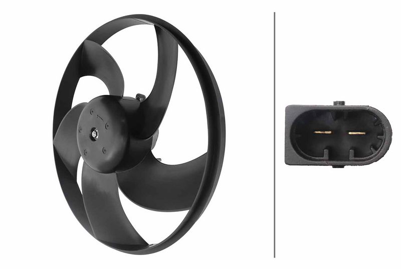 HELLA 8EW 366 420-251 Fan, engine cooling