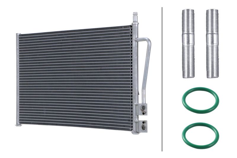 HELLA 8FC 366 220-331 Condenser, air conditioning
