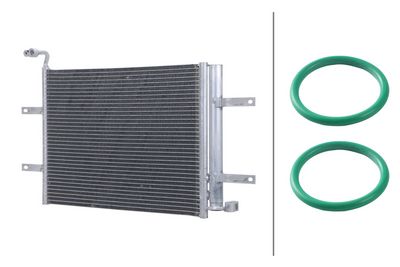 Condenser, air conditioning HELLA 8FC 366 220-551