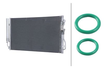 Condenser, air conditioning HELLA 8FC 366 221-181