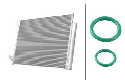 Condenser, air conditioning HELLA 8FC 366 221-371