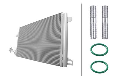 Condenser, air conditioning HELLA 8FC 366 221-411