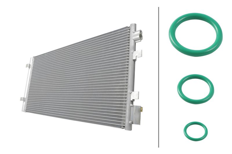 HELLA 8FC 366 221-731 Condenser, air conditioning