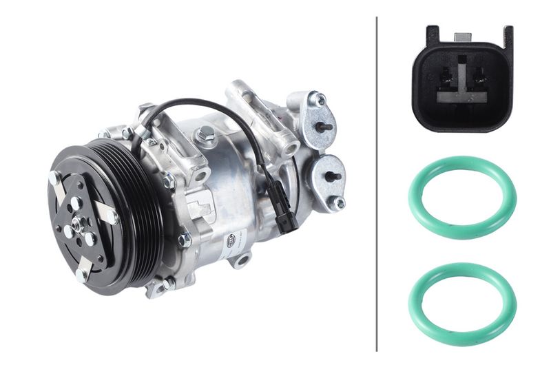 HELLA 8FK 366 200-811 Compressor, air conditioning
