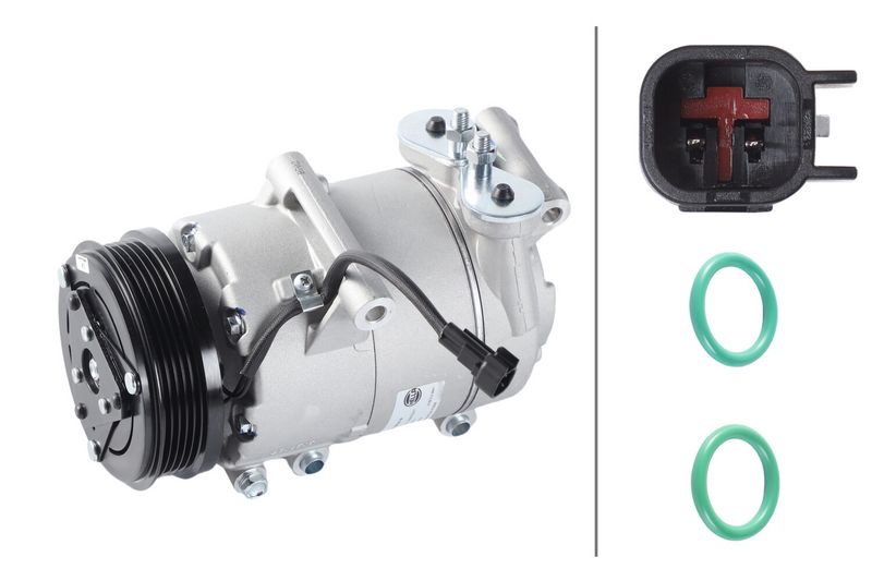 HELLA 8FK 366 201-041 Compressor, air conditioning