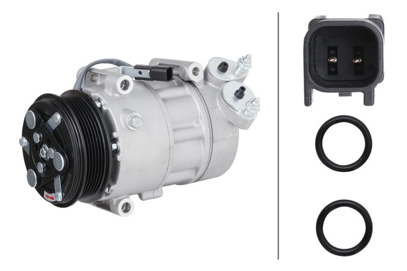 HELLA 8FK 366 201-491 Compressor, air conditioning