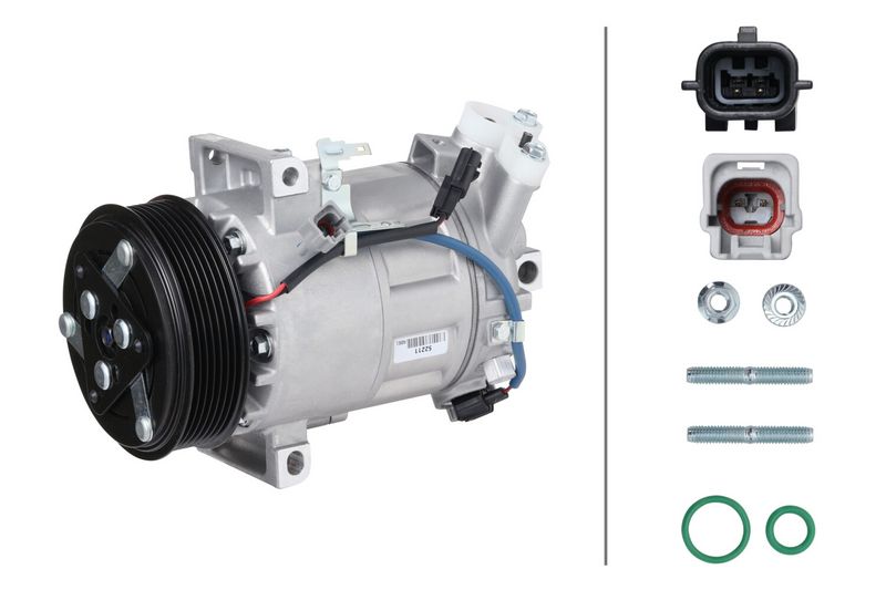 HELLA 8FK 366 201-761 Compressor, air conditioning