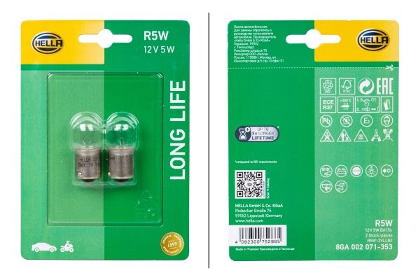 HELLA 8GA 002 071-353 Bulb, direction indicator