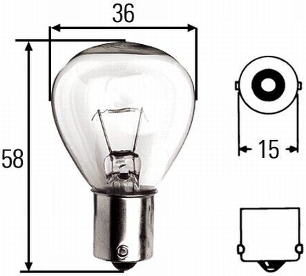 HELLA 8GA 002 074-241 Bulb, rotating beacon