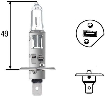 HELLA 8GH 002 089-153 Bulb, headlight