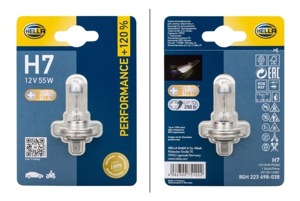 HELLA 8GH 223 498-038 Bulb, spotlight