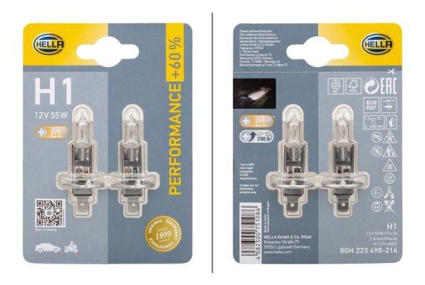 HELLA 8GH 223 498-214 Bulb, spotlight