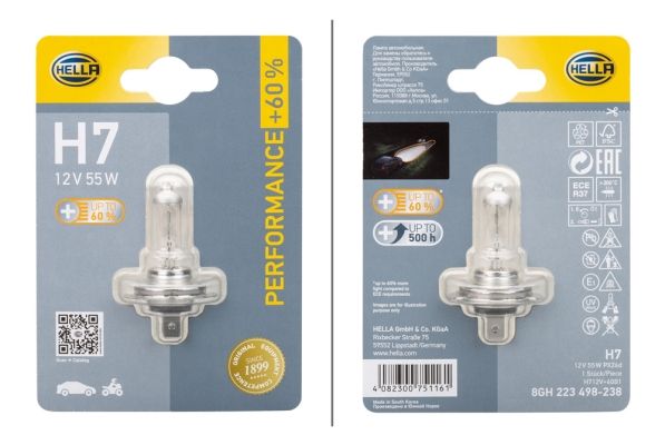 HELLA 8GH 223 498-238 Bulb, spotlight
