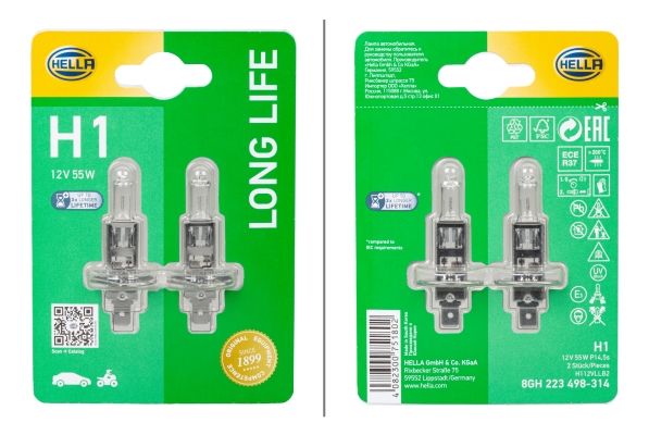 HELLA 8GH 223 498-314 Bulb, spotlight