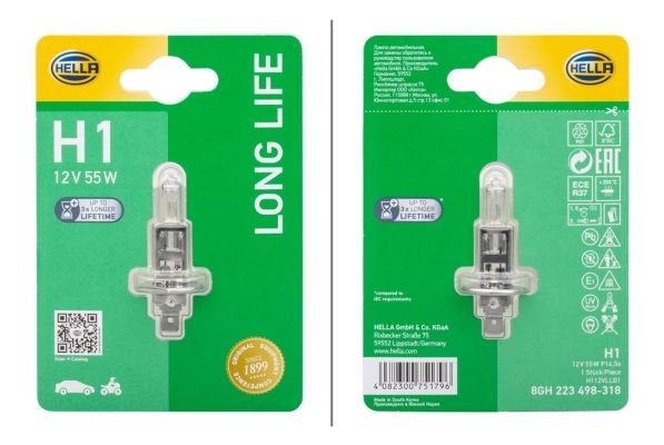 HELLA 8GH 223 498-318 Bulb, spotlight