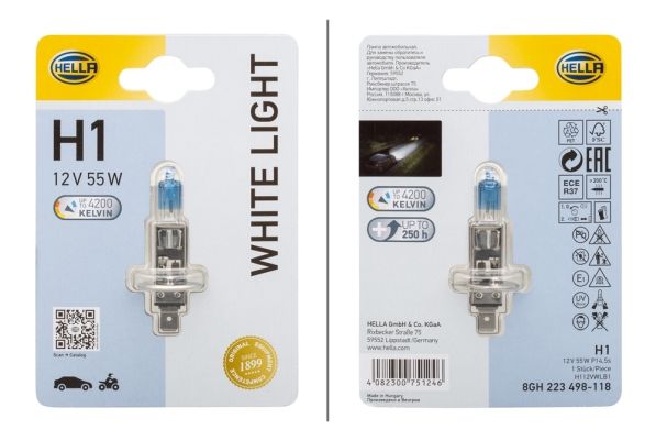 HELLA 8GH 223 498-118 Bulb, spotlight