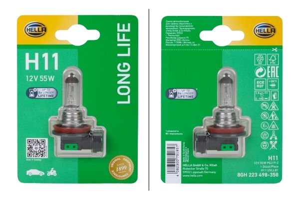 HELLA 8GH 223 498-358 Bulb, spotlight