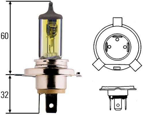 HELLA 8GJ 002 525-341 Bulb, headlight