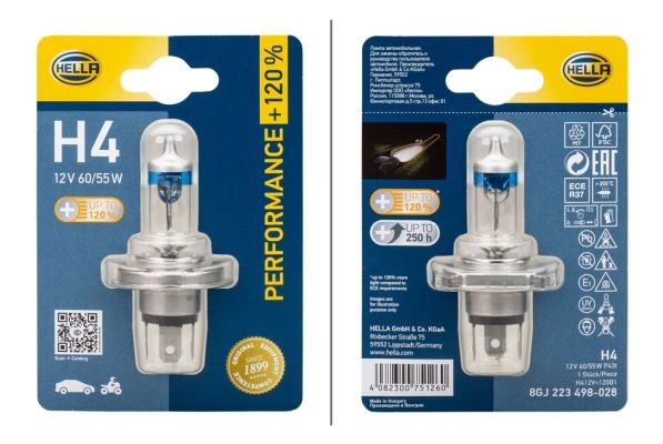 HELLA 8GJ 223 498-028 Bulb, spotlight