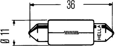 Bulb HELLA 8GM 002 092-137