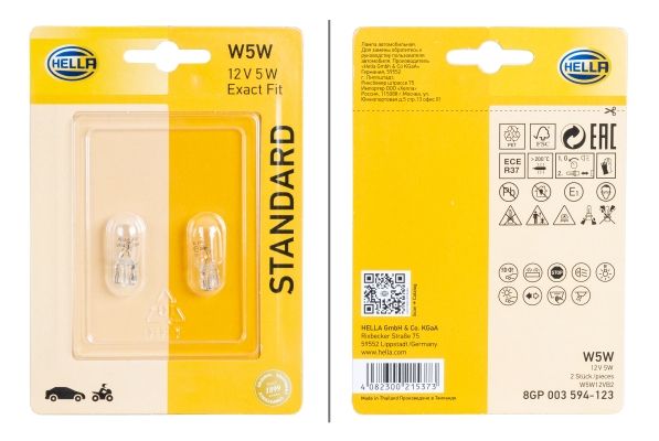 HELLA 8GP 003 594-123 Bulb, direction indicator