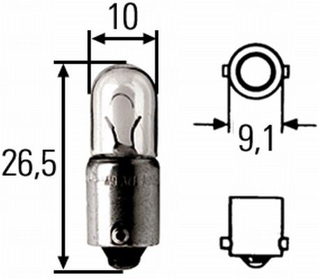 HELLA 8GP 008 285-001 Bulb