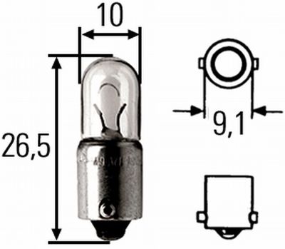 Bulb HELLA 8GP 008 285-001
