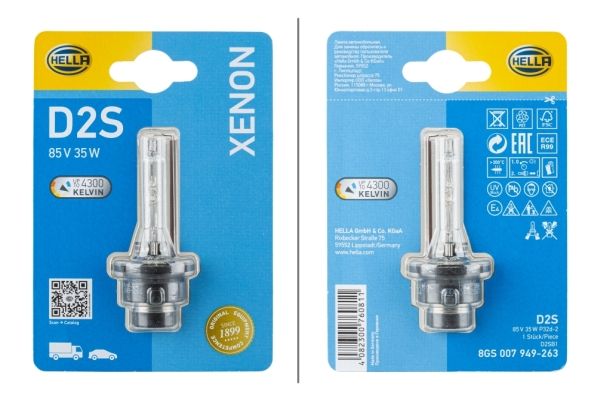 HELLA 8GS 007 949-263 Bulb, spotlight