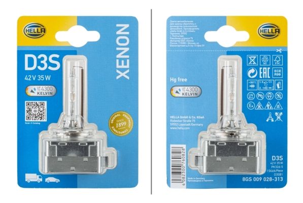 HELLA 8GS 009 028-313 Bulb, spotlight