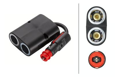 Adaptor, cigarette lighter HELLA 8JA 007 589-141
