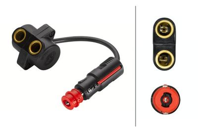Electric Cable, cigarette lighter connection HELLA 8JB 008 032-001