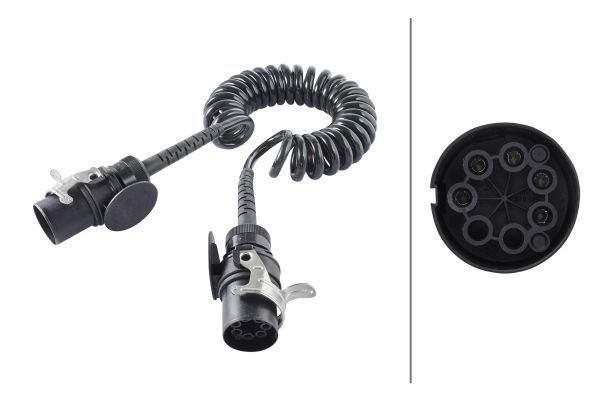HELLA 8KA 007 648-071 Coiled Cable