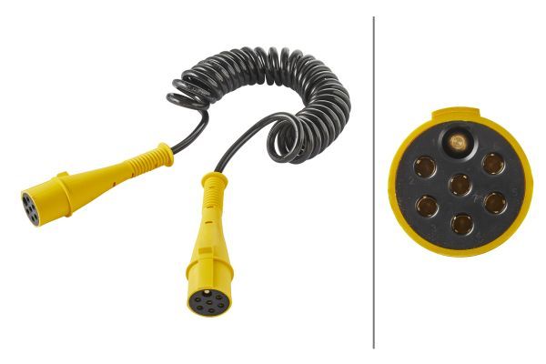 HELLA 8KA 007 648-011 Coiled Cable