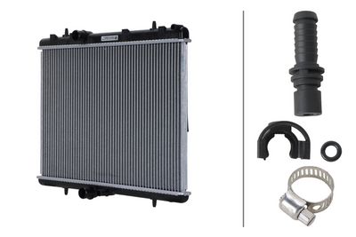 Radiator, engine cooling HELLA 8MK 366 300-131