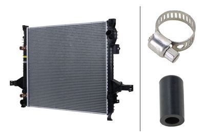 Radiator, engine cooling HELLA 8MK 366 300-581