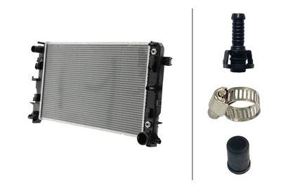 Radiator, engine cooling HELLA 8MK 366 301-671