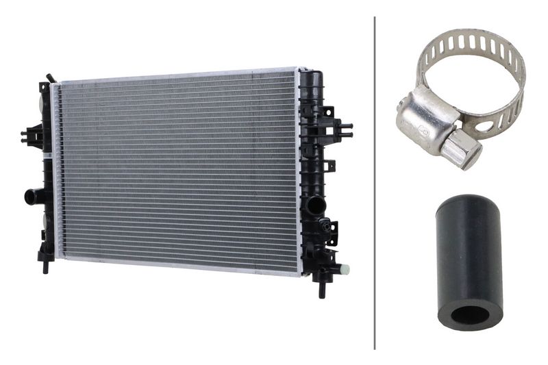 HELLA 8MK 366 302-481 Radiator, engine cooling