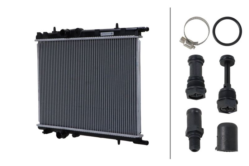 HELLA 8MK 366 302-691 Radiator, engine cooling