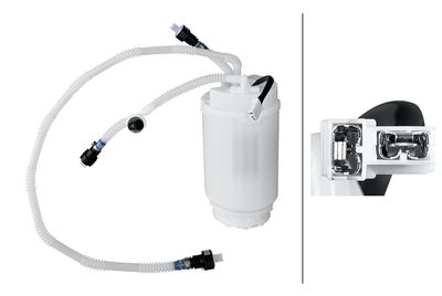Swirl Pot, fuel pump HELLA 8TF 358 306-351