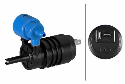 Washer Fluid Pump, window cleaning HELLA 8TW 006 848-671