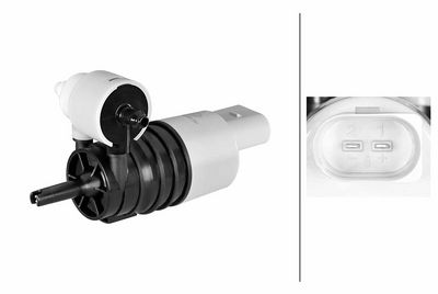 Washer Fluid Pump, window cleaning HELLA 8TW 006 848-691